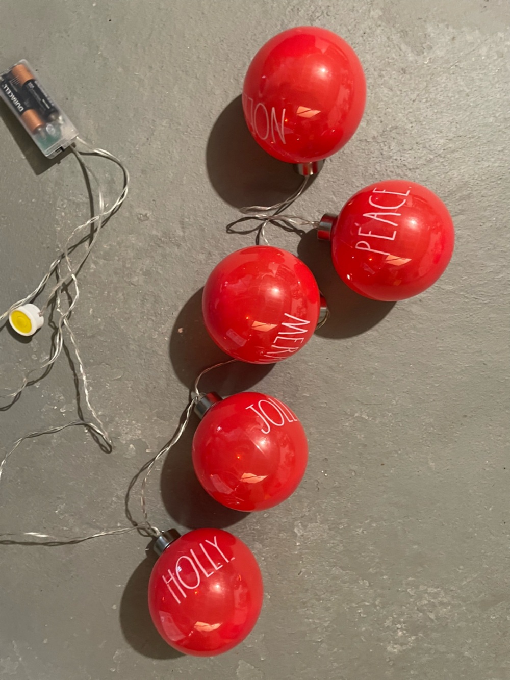 Rae Dunn Ornament Holiday String Lights